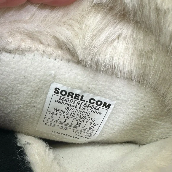 Sorel winter boots black Size 5 - Picture 6 of 6